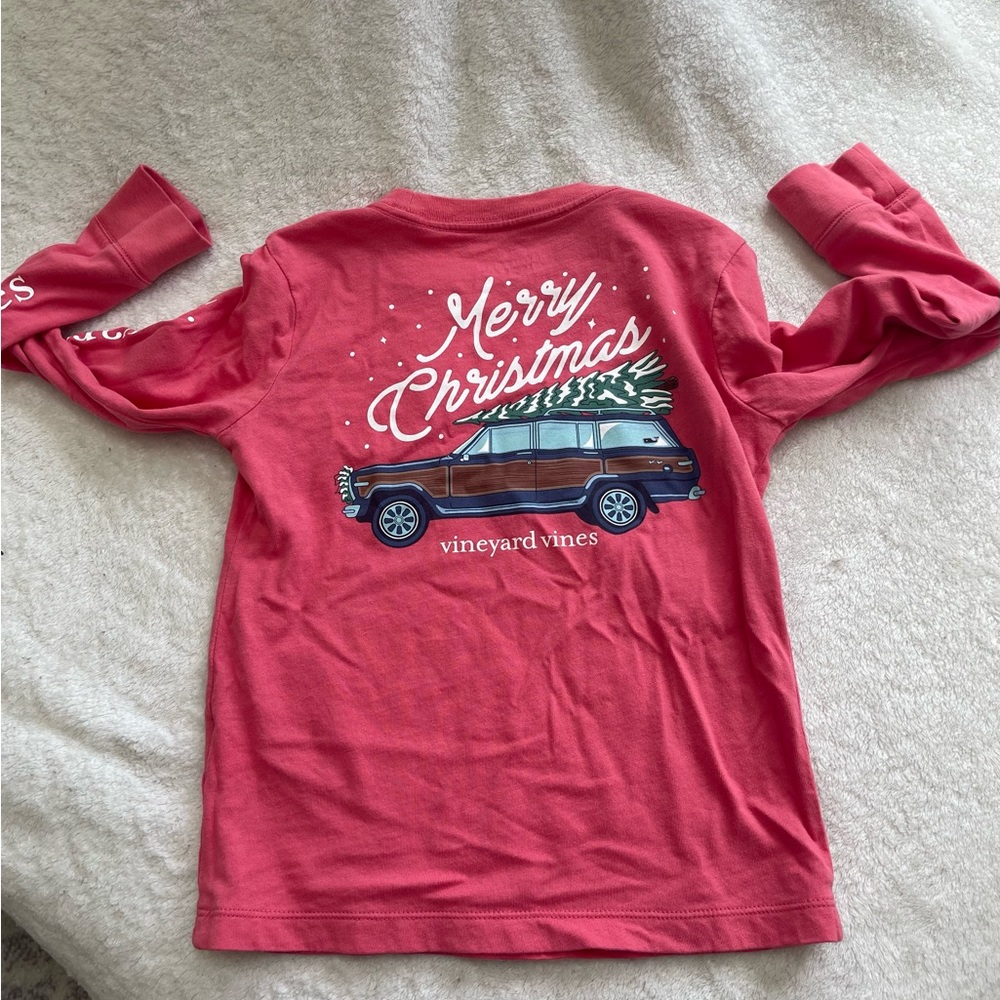 Little Boys Size 4T Merry Christmas Long sleeve T